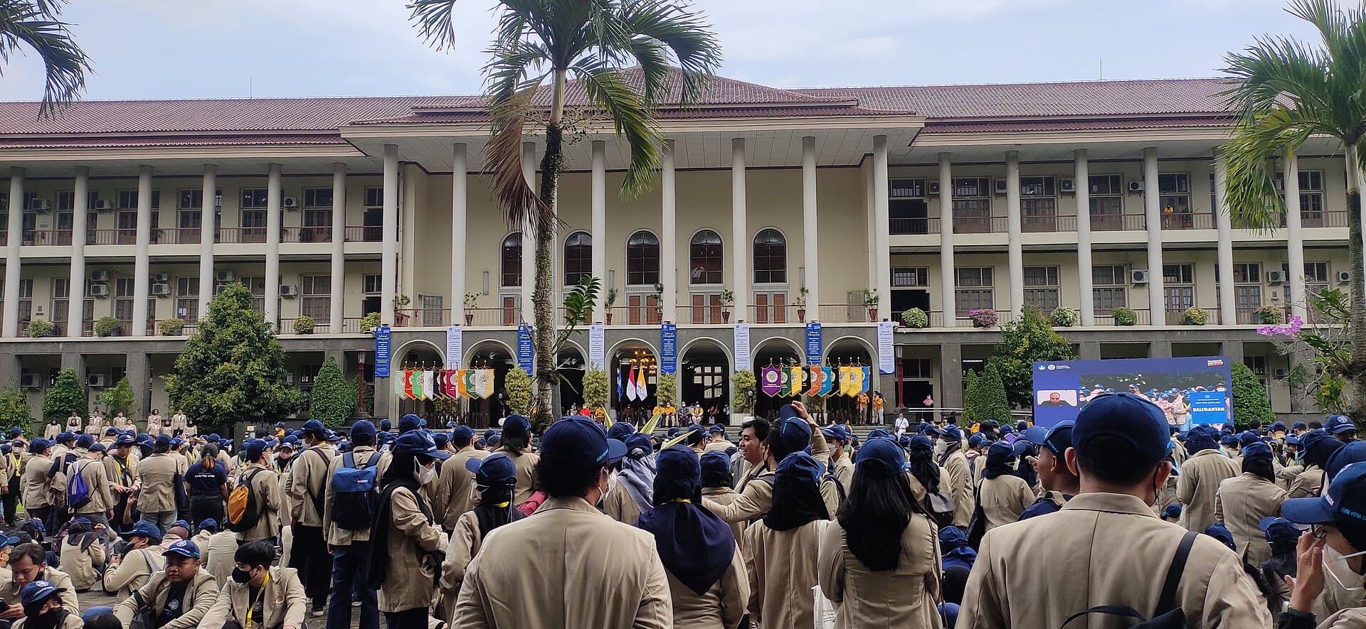 The Balairung hall of Gadjah Mada University in Yogyakarta