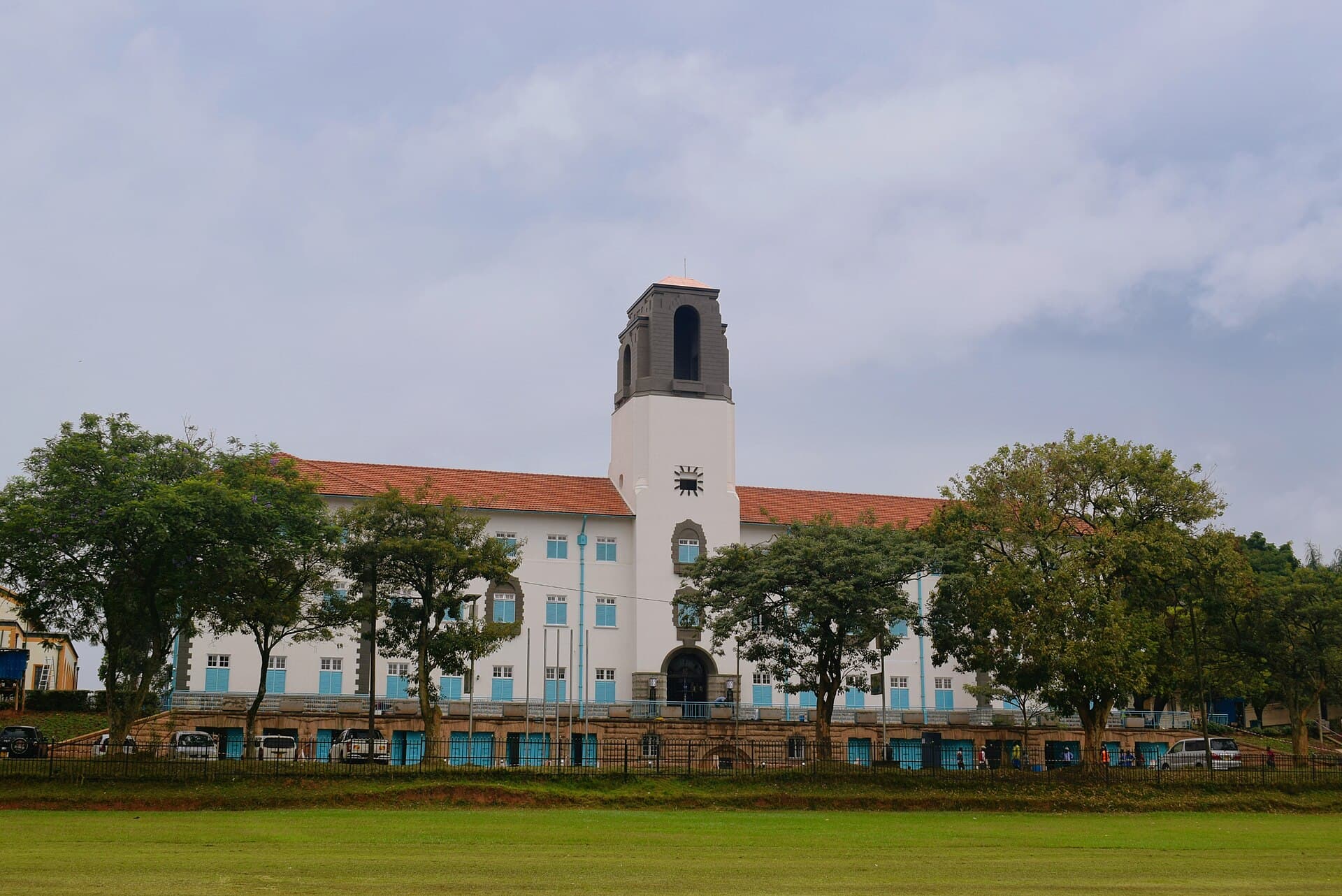 The restored Ivory Tower main building of Makerere University