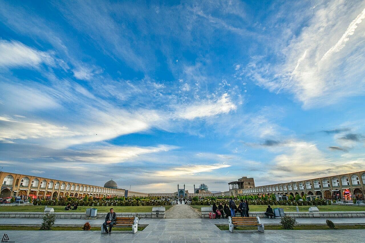 Naqsh-e Jahan Square in Isfahan, Iran