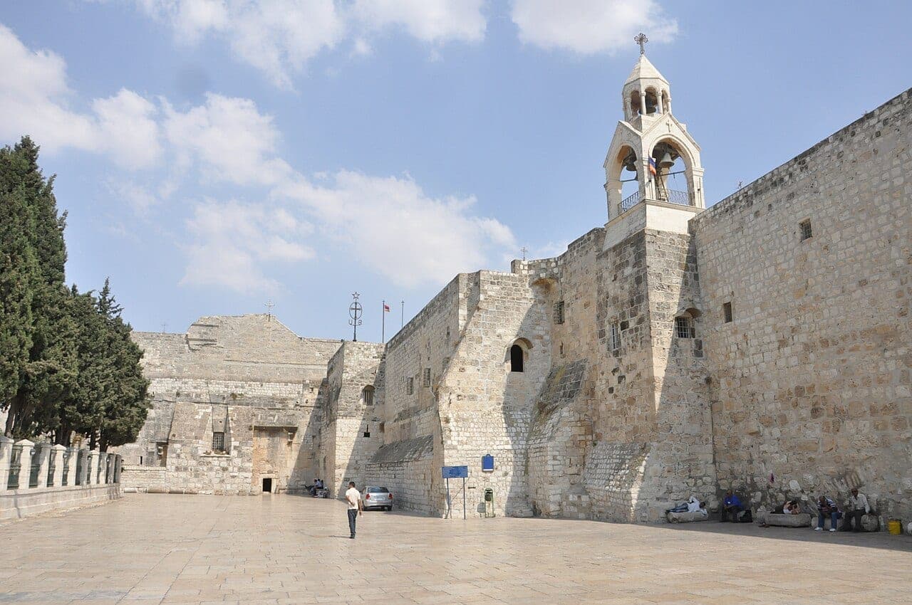 The Church of the Nativity in Bethlehem, Palestine