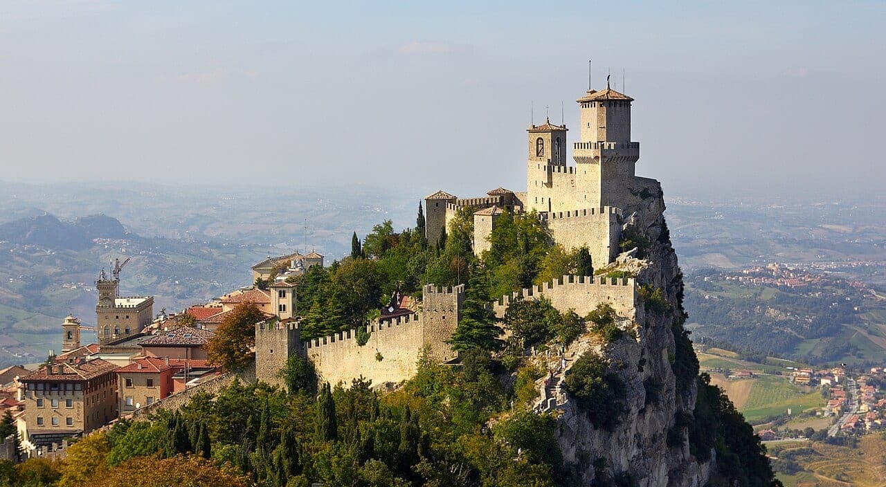 The Guaita fortress on Monte Titano, San Marino